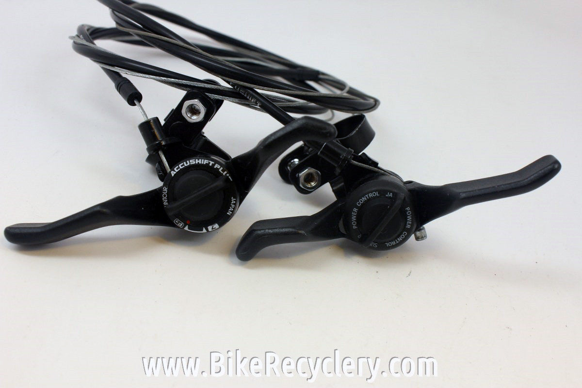 Suntour Command Shifters: 7 Speed SL-CD01, MINT