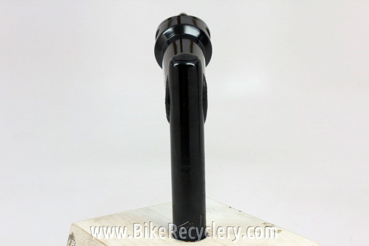 High Rise Quill Stem: Removable Faceplate Clamp, Black 115mm x 25.4mm