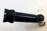 High Rise Quill Stem: Removable Faceplate Clamp, Black 115mm x 25.4mm