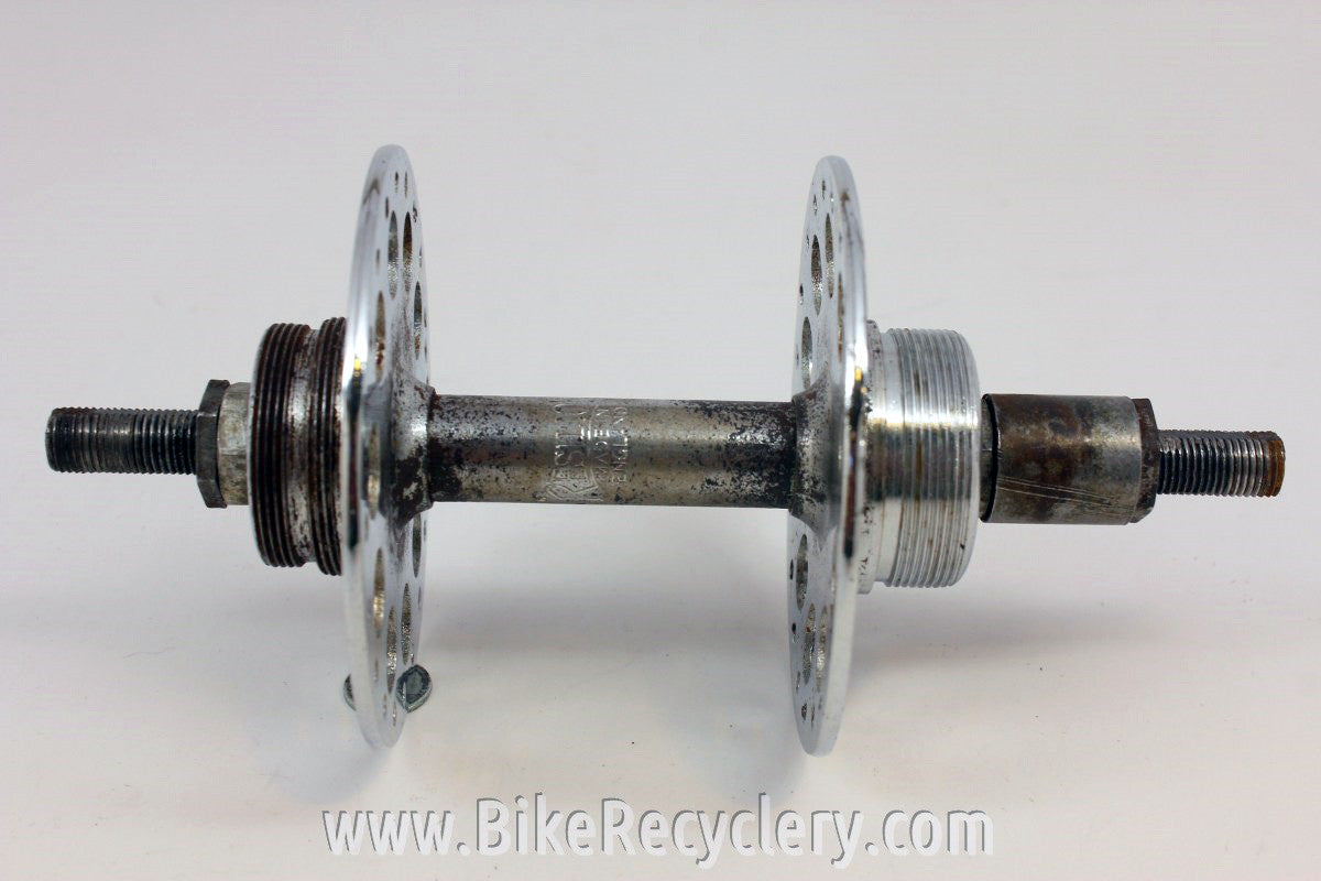 Resilion High Flange Pista/Track Hub: Flip Flop, Fixed/Free, 40H 126mm