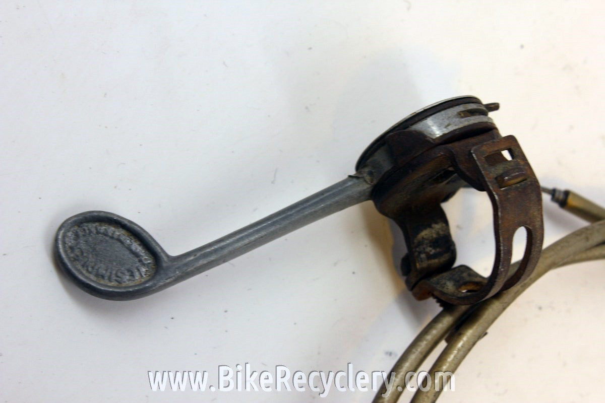 Simplex Chainstay Mount Rear Derailleur & Shifter: 1930's?