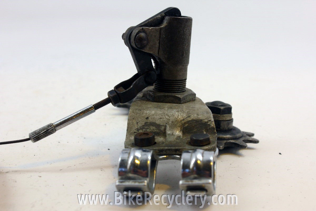Simplex Chainstay Mount Rear Derailleur & Shifter: 1930's?