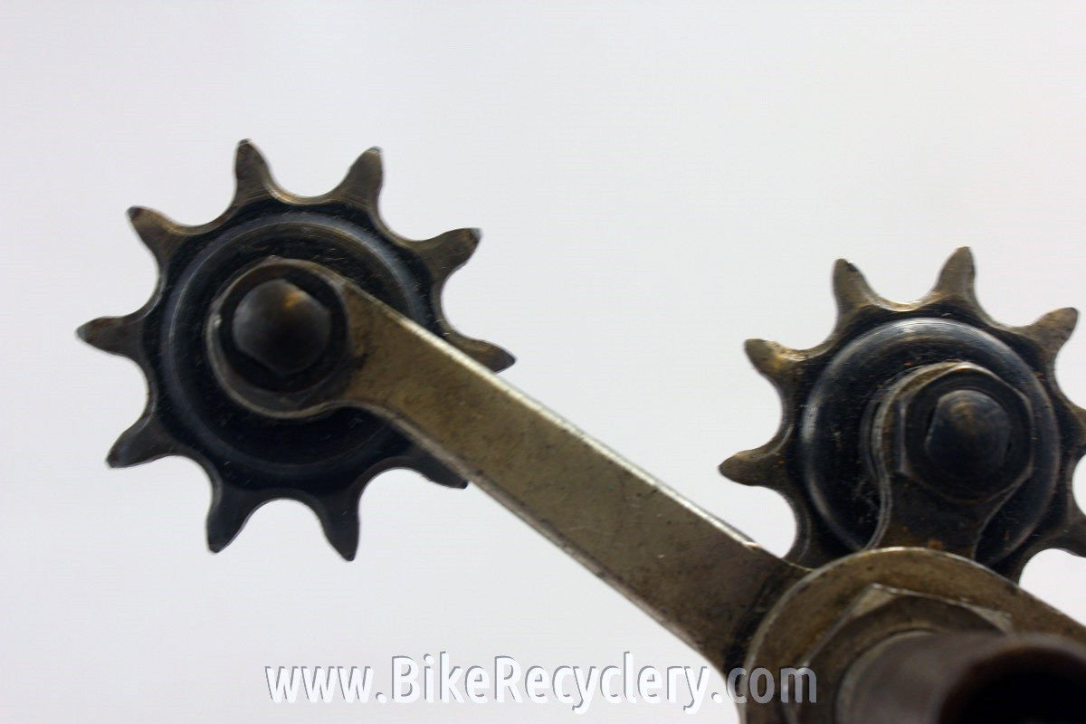 Simplex Chainstay Mount Rear Derailleur & Shifter: 1930's?
