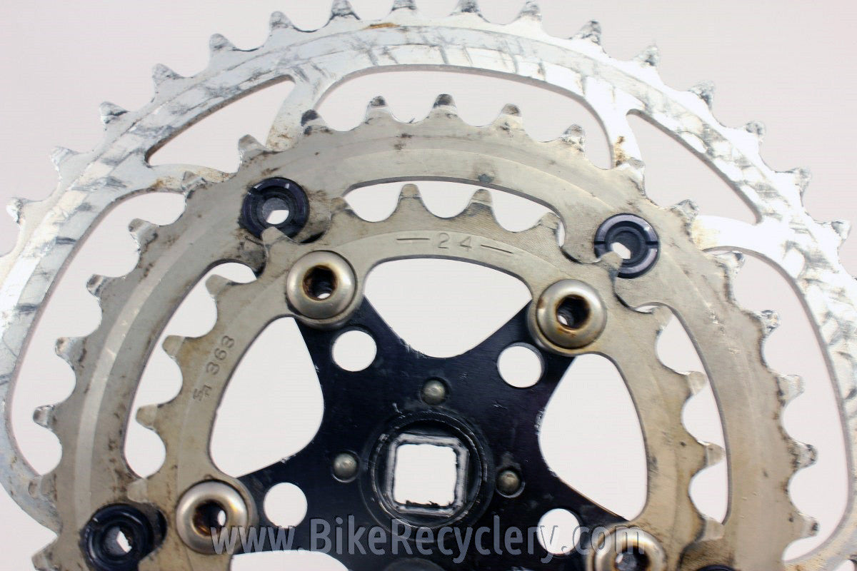 Cook Brothers Dog Bone RSR Crankset: Black, 176mm 110/74mm 46/34/24t
