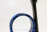 Cook Brothers Seatpost Collar & QR Lever: 31.8mm, Black/Blue, MINT & RARE