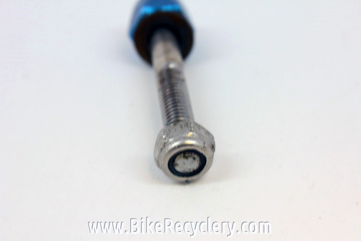 Blue Anodized Seatpost Binder Bolt: Steel