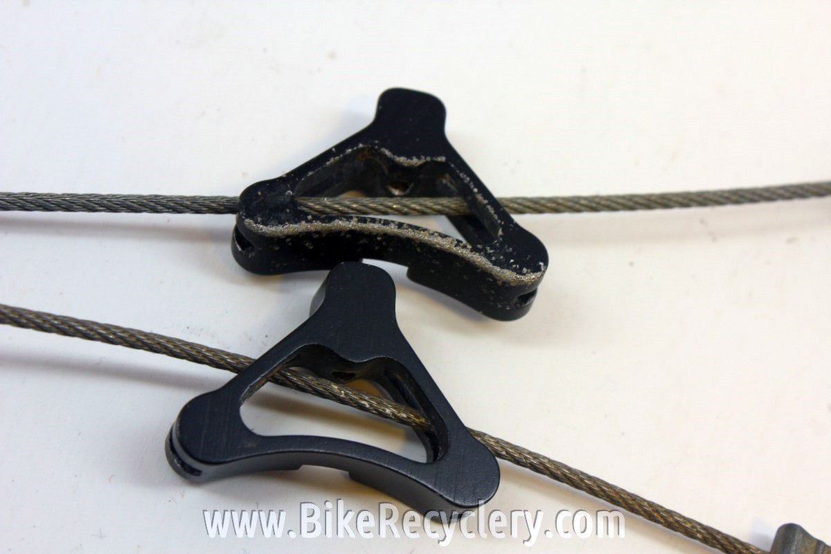 Retro Avid Tri Align Cantilever Brakeset: Long/Short, Tri Dangle, Original Kool Stop, Black