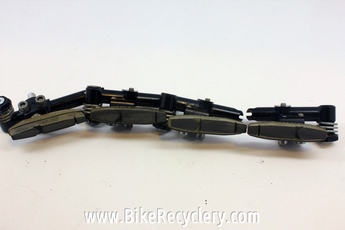Retro Avid Tri Align Cantilever Brakeset: Long/Short, Tri Dangle, Original Kool Stop, Black