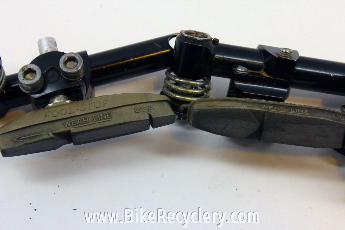Retro Avid Tri Align Cantilever Brakeset: Long/Short, Tri Dangle, Original Kool Stop, Black