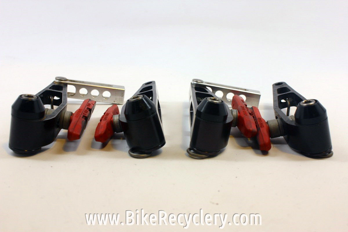 Vintage Control Tech Cantilever Brake: Black *Missing Cable Cinch Bolts*