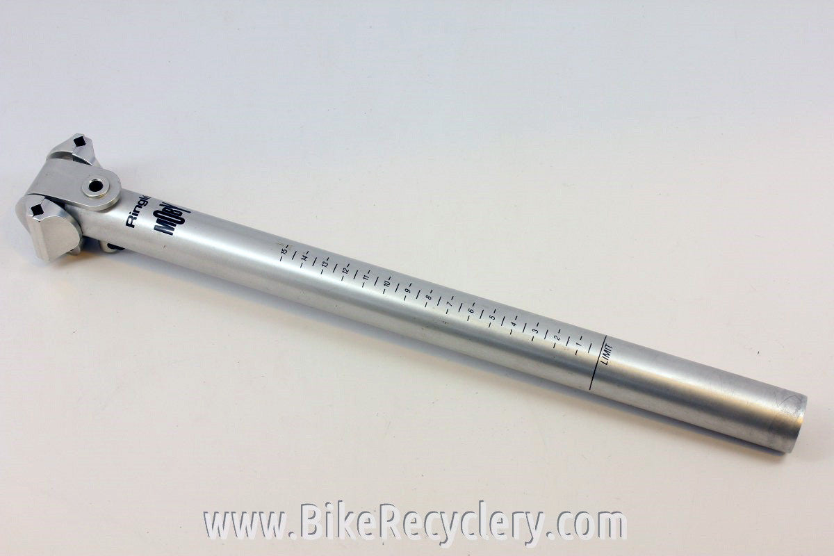 Ringle Moby Deuce Seatpost: 26.8mm, Silver Anodized, MINT