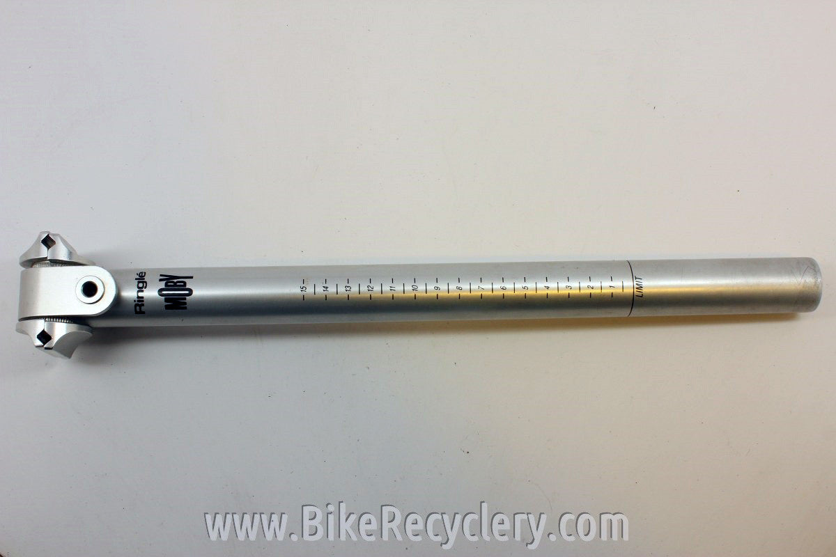 Ringle Moby Deuce Seatpost: 26.8mm, Silver Anodized, MINT