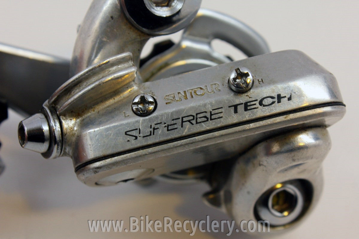 Suntour Superbe Tech Rear Derailleur: Mid Cage, Near Mint