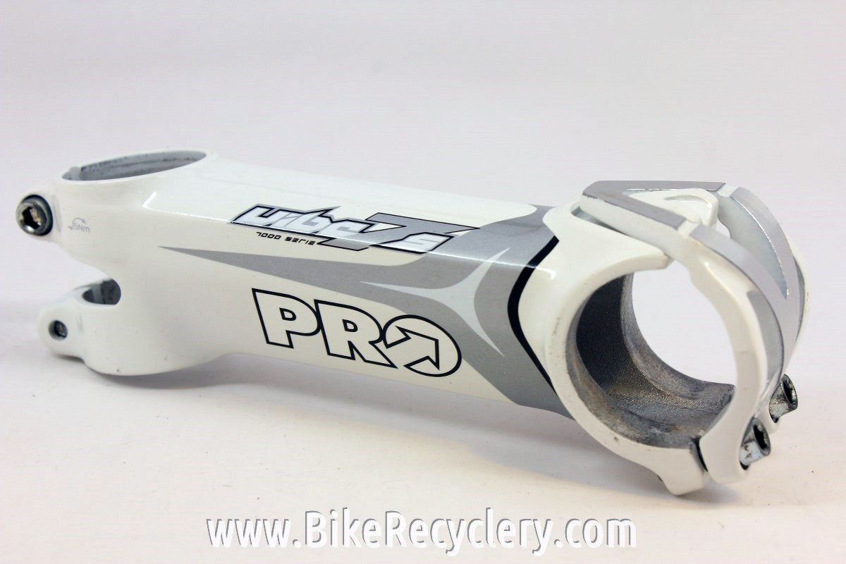 New (Take Off) Pro Vibe 7s 7000 Series Threadless Stem: Alloy White 110mm x 31.6mm 10 Degree