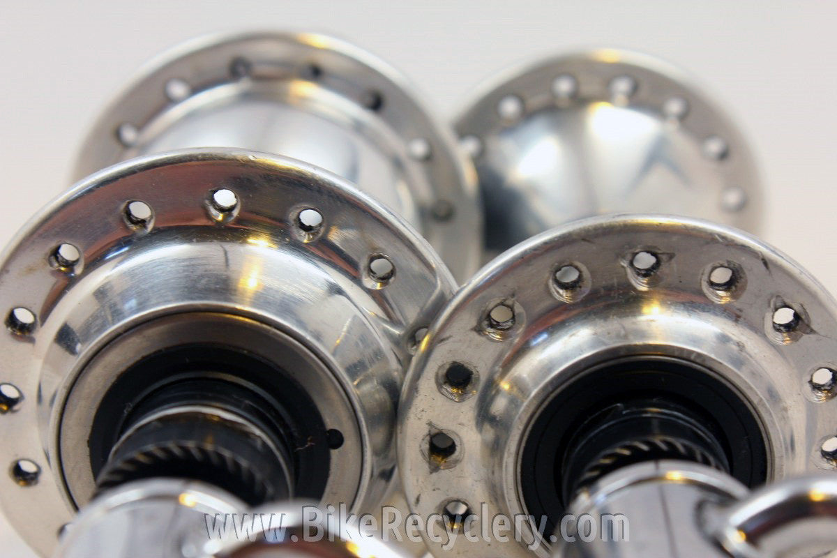 Campagnolo Record 8 Speed Hubset & QR Skewers: 32H, EXA-Drive, EXC