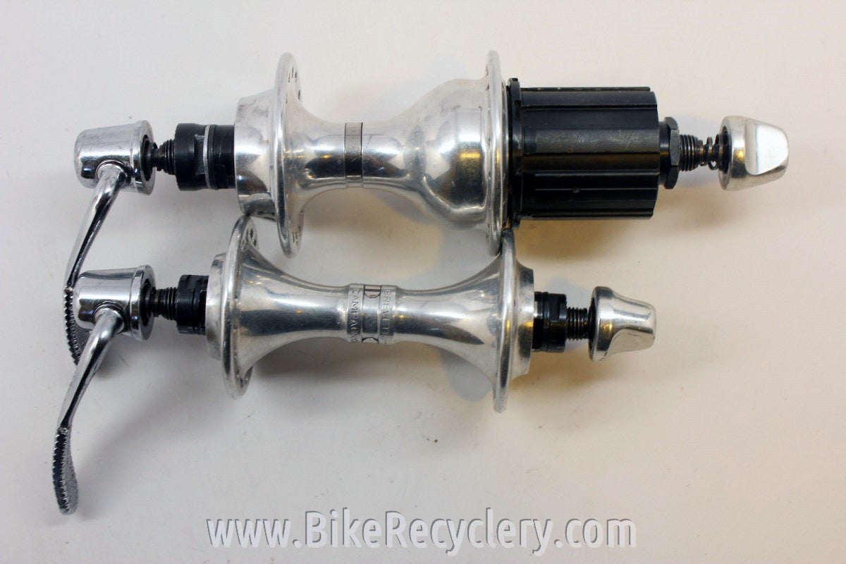 Campagnolo Record 8 Speed Hubset & QR Skewers: 32H, EXA-Drive, EXC