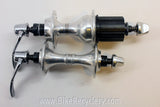 Campagnolo Record 8 Speed Hubset & QR Skewers: 32H, EXA-Drive, EXC