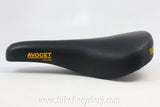 Vintage Avocet Racing Saddle: 1992, Yellow Logo, Rare & Near Mint