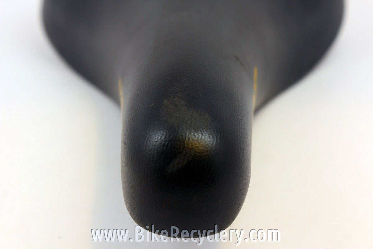 Vintage Avocet Racing Saddle: 1992, Yellow Logo, Rare & Near Mint