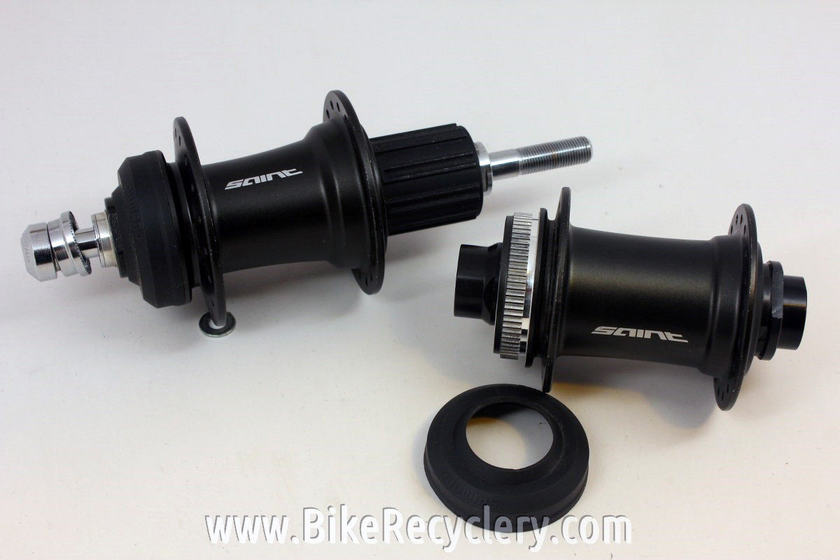 New Shimano Saint M801 Hubset: 36H, Front 20mm Thru Axle, Rear 10mm axle, Centerlock Disc