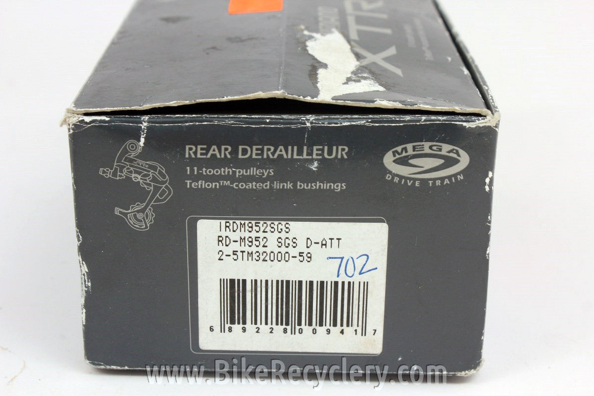 NIB/NOS Shimano XTR RD-M952 Rear Derailleur: SGS Long Cage, PRISTINE!