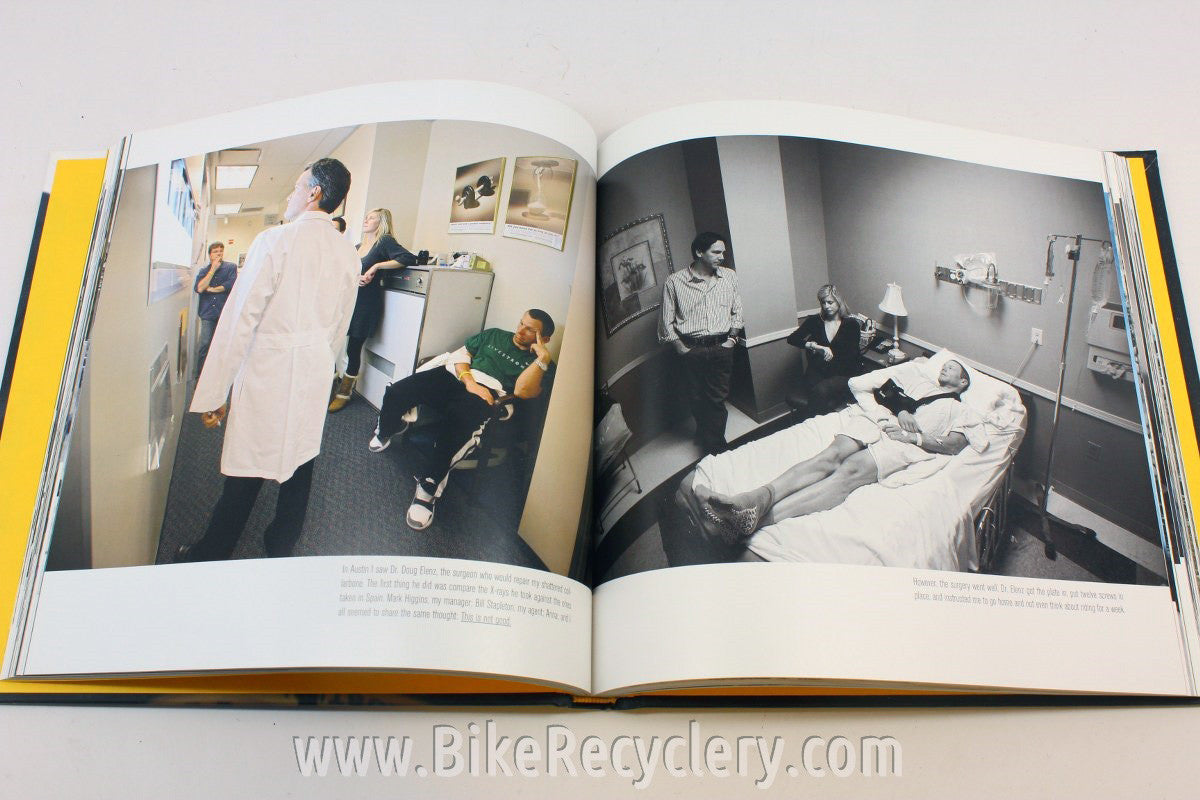 Bicycle Racing Coffee Table Book: Lance Armstrong Comeback 2.0, Upclose & Personal- Hardback Cycling Book NEW