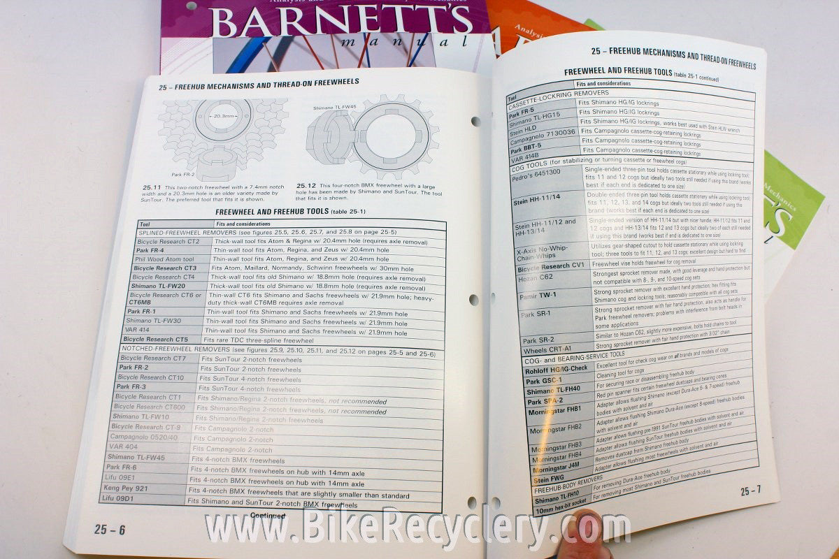 Barnett's Analysis & Procedures for Bicycle Maintenance, 5th Edition: Shop Reference Manual