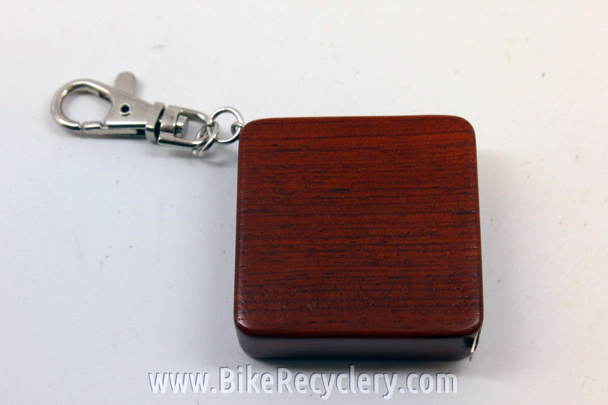 Ibis Promotional Tape Measure Keychain: Wood!