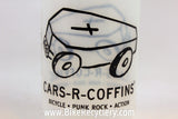 Cars R Coffins Water Bottle: Bicycle Punk Rock Action