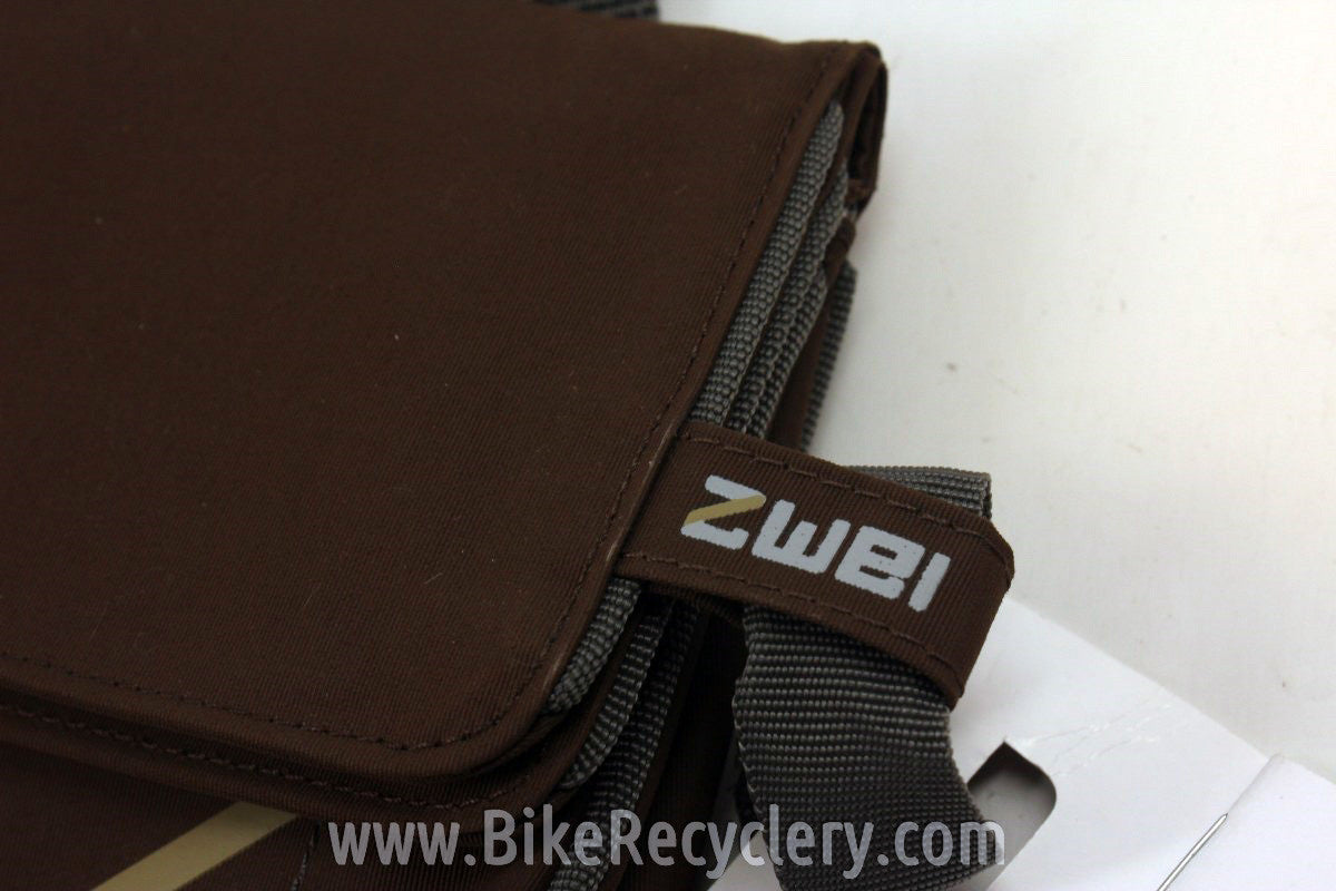 ZWEI Mobile U7K Bike Messenger Bag: Brown, Klickfix Compatible, NEW