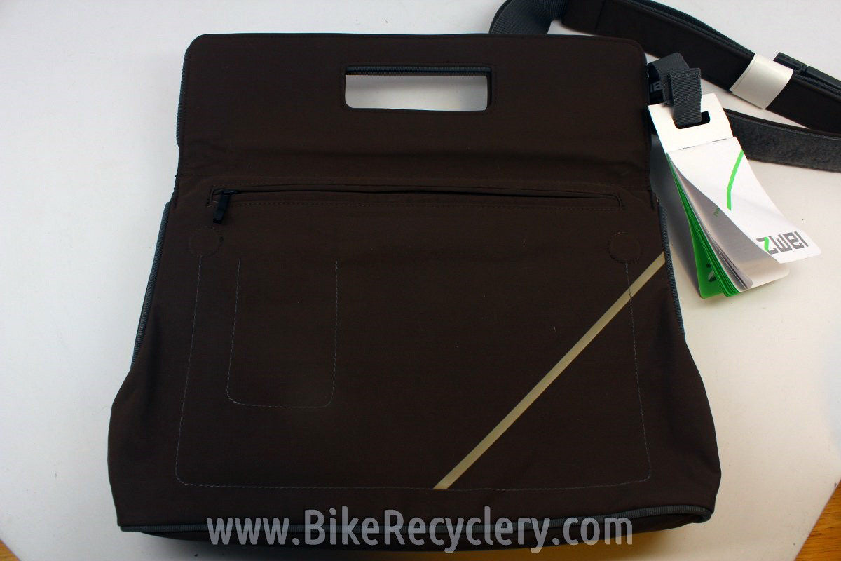 ZWEI Mobile U7K Bike Messenger Bag: Brown, Klickfix Compatible, NEW
