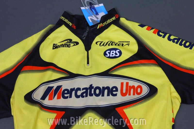 Marco Pantani Mercantone Uno Wilier Team Biemme Cycling Jersey: Large, NEW