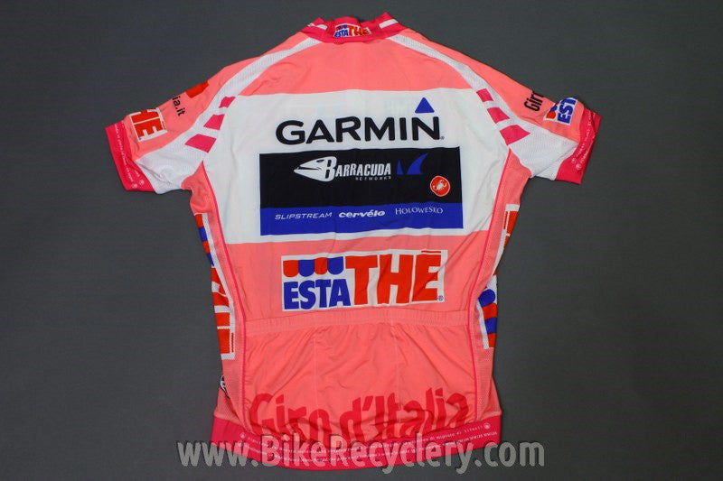 Team Garmin-Barracuda Giro D' Italia Santini Cycling Jersey: Pink, Med, NEW