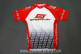 Speedplay Cycling Jersey: Red/White Fade, Med NEW