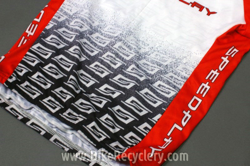 Speedplay Cycling Jersey: Red/White Fade, Med NEW