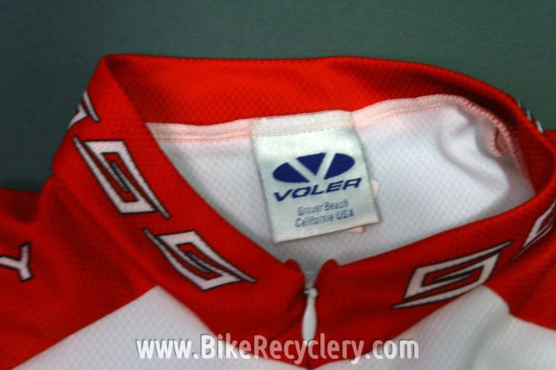 Speedplay Cycling Jersey: Red/White Fade, Med NEW