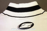 Authentic Zipp Speed Weaponry Winter Cycling Sweater / Jersey: 100% Cotton, White/Black, Medium, NEW