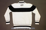 Authentic Zipp Speed Weaponry Winter Cycling Sweater / Jersey: 100% Cotton, White/Black, Medium, NEW