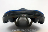 1990's Colnago San Marco Era Saddle: Blue/Grey