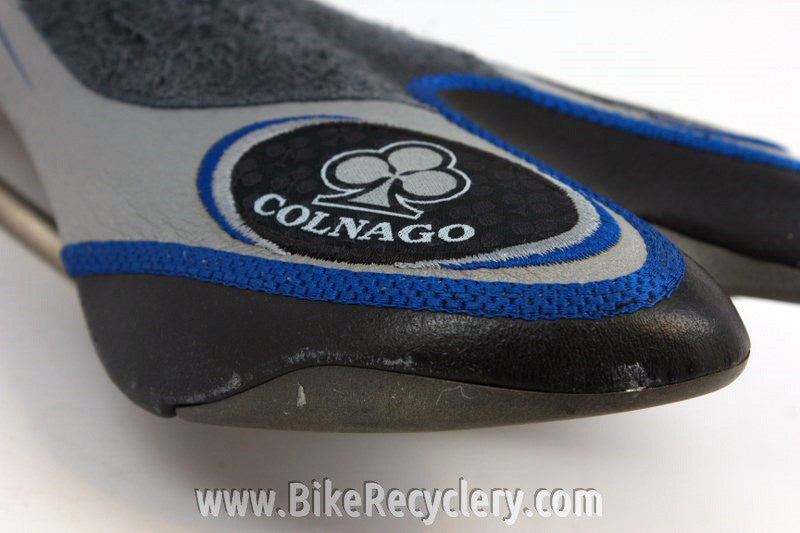 1990's Colnago San Marco Era Saddle: Blue/Grey