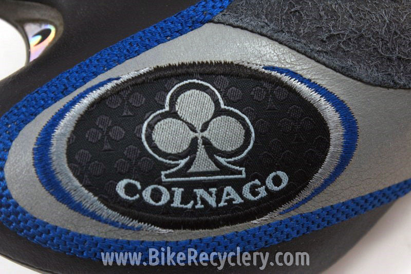 1990's Colnago San Marco Era Saddle: Blue/Grey