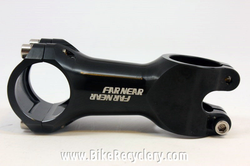 Far Near S1 Threadless Stem: 80mm x 31.8mm Zero Rise Black NEW