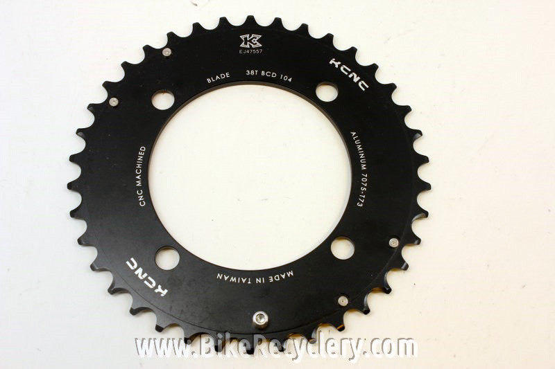 KCNC Blade MTB Chainring: 38t x 104mm BCD Black NEW