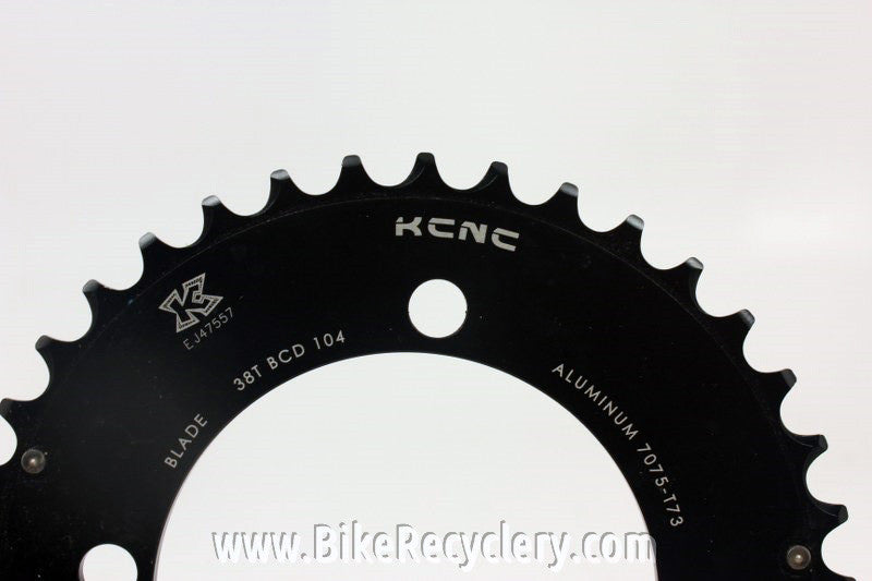 KCNC Blade MTB Chainring: 38t x 104mm BCD Black NEW