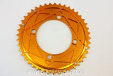 KCNC Blade MTB Chainring: 44t x 104mm 4-bolt BCD Orange / Gold Anodized NEW