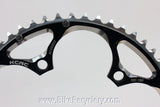 KCNC Standard Series Road Chainring: 53t x 130mm BCD Black Silver NEW