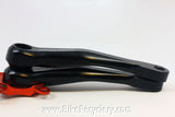 Middleburn RS7 Crankset: 175mm, 94/58mm, Black w/ Red Spider, ISIS, EXC