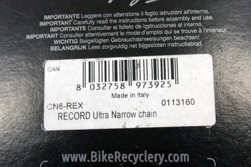 NEW Campagnolo Record 10 Speed Ultra-Narrow Chain: CN6-REX