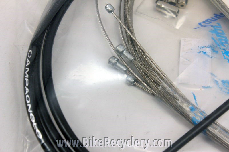 Campagnolo Ergopower Ultrashift / Powershift Black Brake/Shift Cable Set NEW
