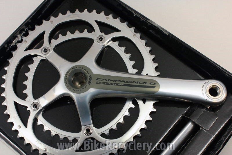 NEW Campagnolo Centaur Ultra Torque Crankset: 175mm, 53/39t Double, Silver